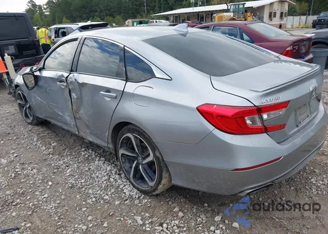 2019 Honda Accord Sport из США, поврежденный, VIN 1HGCV1F34KA164596